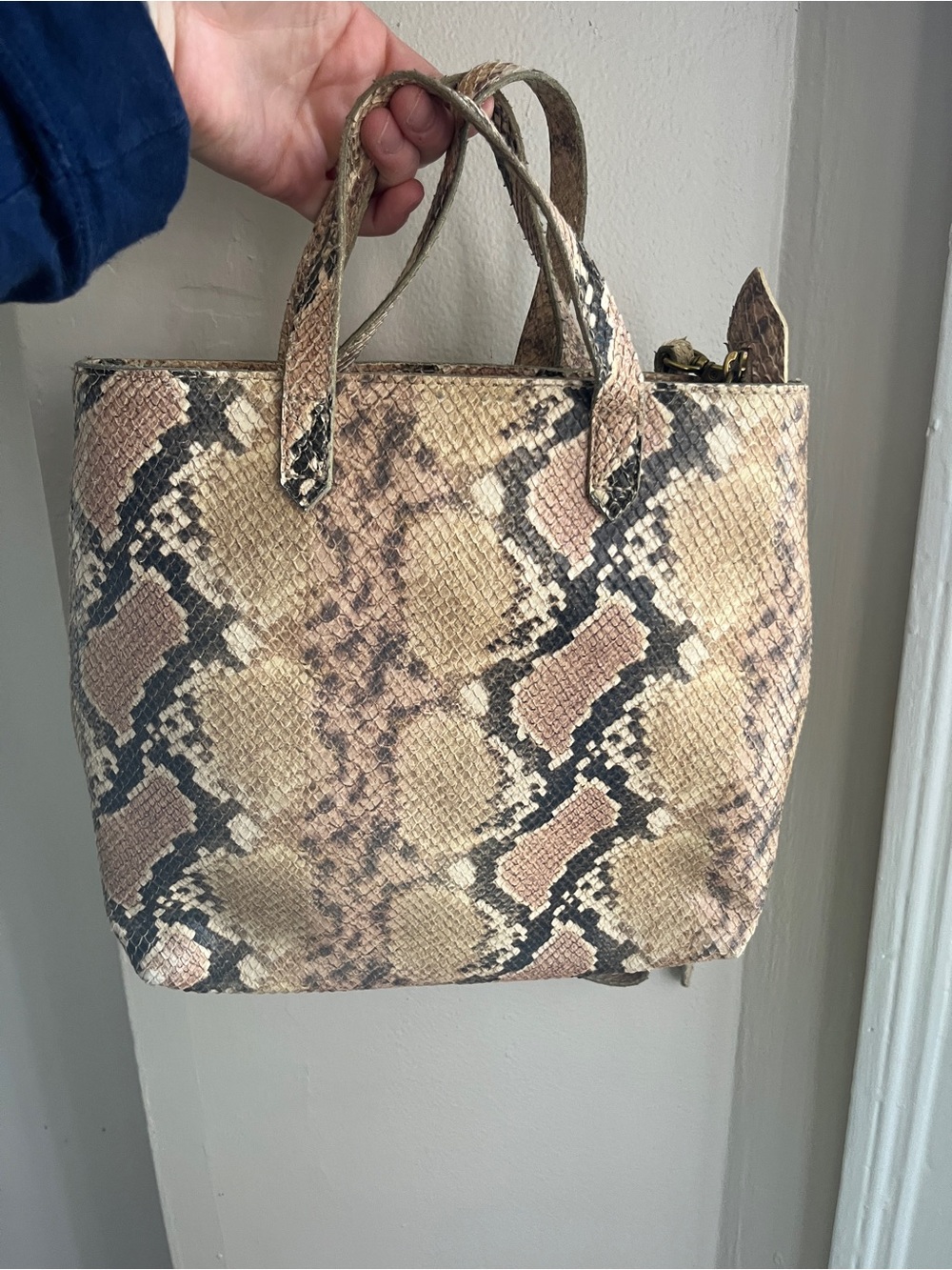 Madewell leather small tote